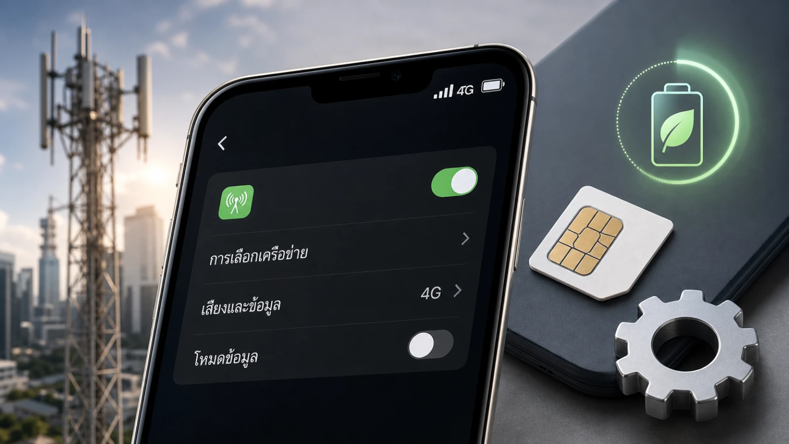 ภาพประกอบเชิงบรรณาธิการเกี่ยวกับ 5G ไม่ขึ้น แต่ใช้ 4G ได้ปกติ ต้องเช็กอะไรบ้างก่อนสรุปว่ามือถือหรือซิมมีปัญหา